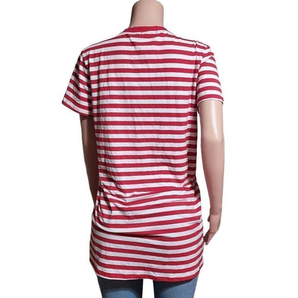 Bundle 2 Crew neck striped short sleeve tee t-shirt M - Picture 2 of 7